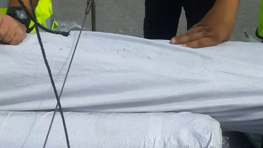 תפיסת בדים מנומרים לייצור מדים לכוחות חמאס ודאעש, מעבר כרם שלום, 26 באוקטובר 2015 תפיסת בדים מנומרים לייצור מדים לכוחות חמאס ודאעש, מעבר כרם שלום, 26 באוקטובר 2015