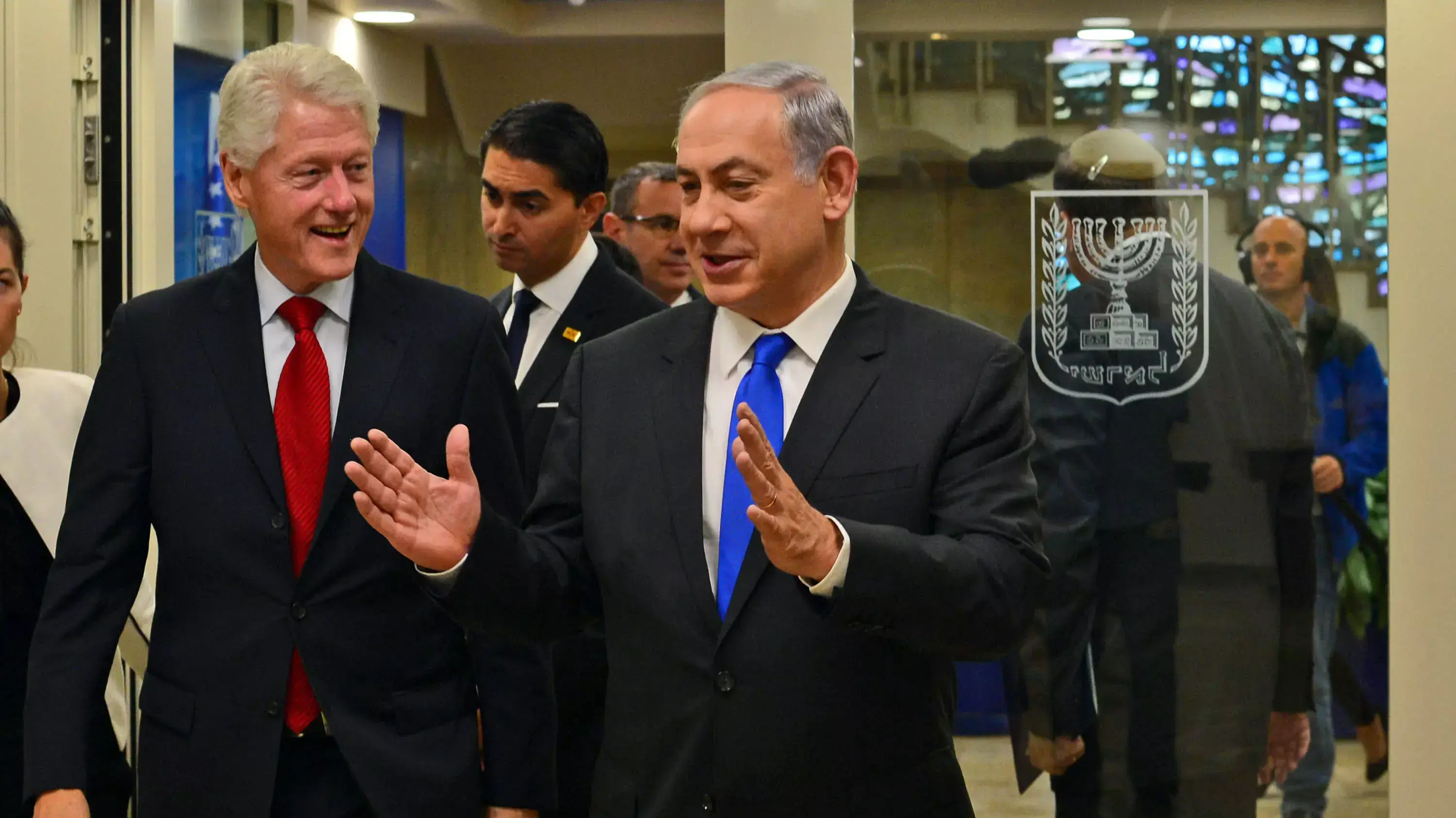 ראש הממשלה בנימין נתניהו נפגש עם נשיא ארה"ב לשעבר ביל קלינטון בירושלים ראש הממשלה בנימין נתניהו נפגש עם נשיא ארה"ב לשעבר ביל קלינטון בירושלים