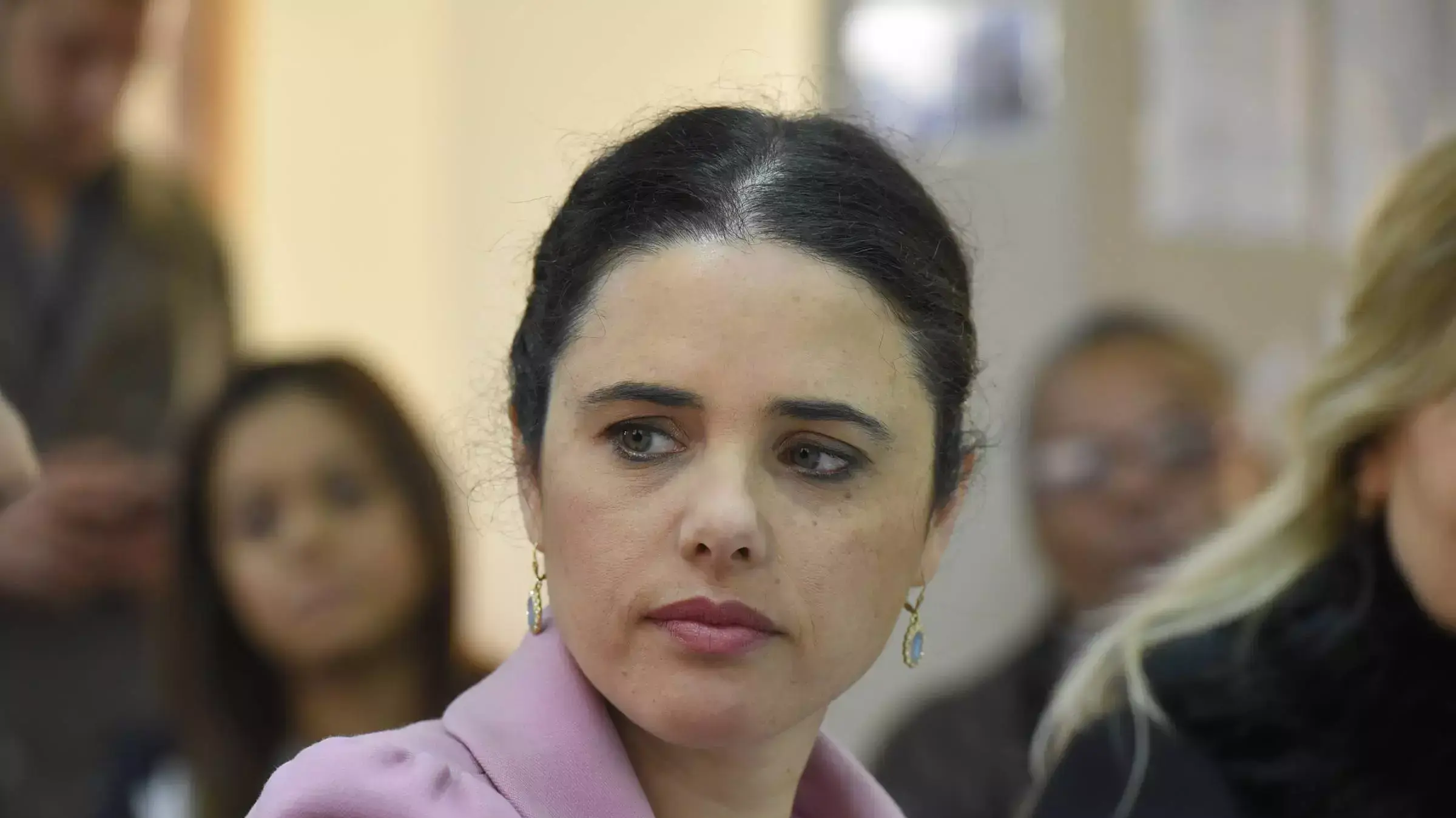 שרת המשפטים איילת שקד, בי"ס גוונים, ראש העין. 8 בפברואר 2016 שרת המשפטים איילת שקד, בי"ס גוונים, ראש העין. 8 בפברואר 2016