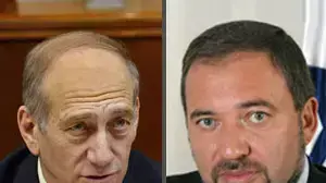 אילוסטרציה ליברמן (יחצ) אולמרט (רויטרס) אילוסטרציה ליברמן (יחצ) אולמרט (רויטרס)