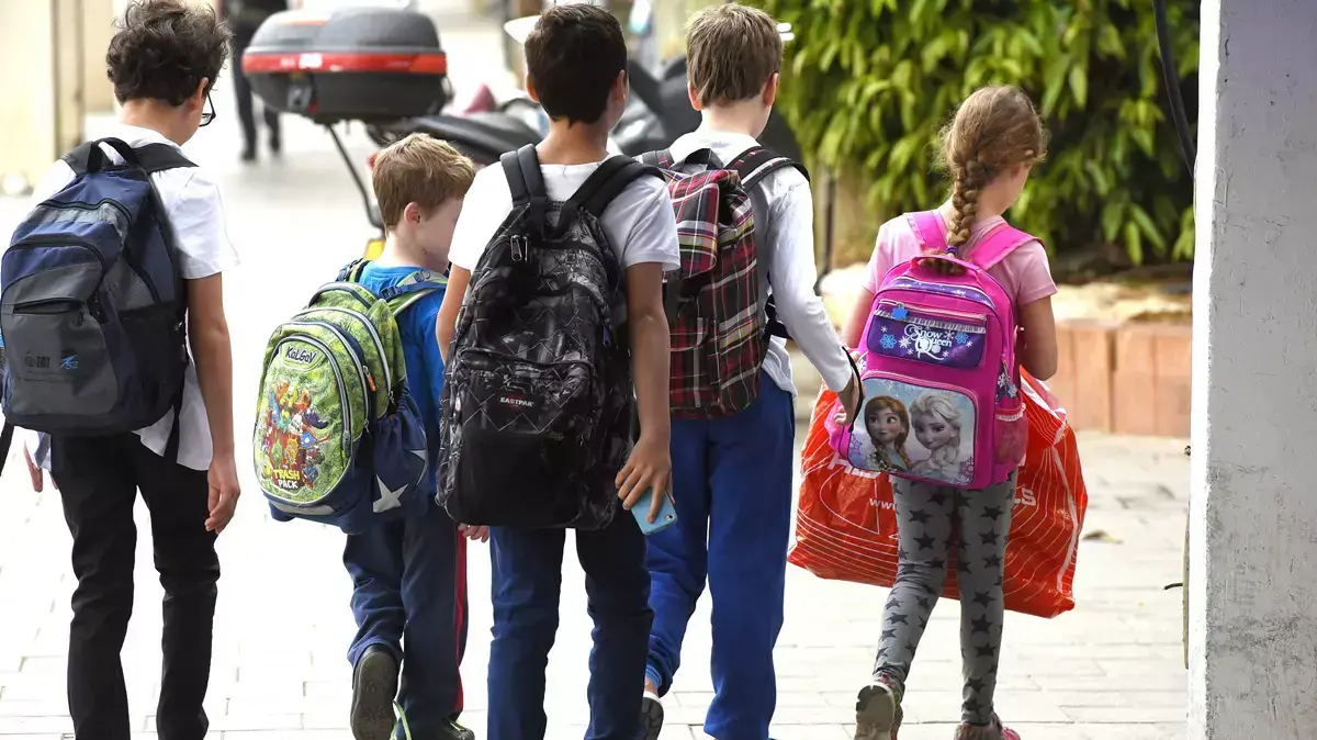 תמונות אילוסטרציה של ילדים הולכים לבית ספר בצפון הישן בתל אביב תמונות אילוסטרציה של ילדים הולכים לבית ספר בצפון הישן בתל אביב