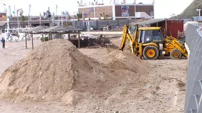 שוד חול בחוף הים בתלאביב (פאר ויסנר) שוד חול בחוף הים בתלאביב (פאר ויסנר)