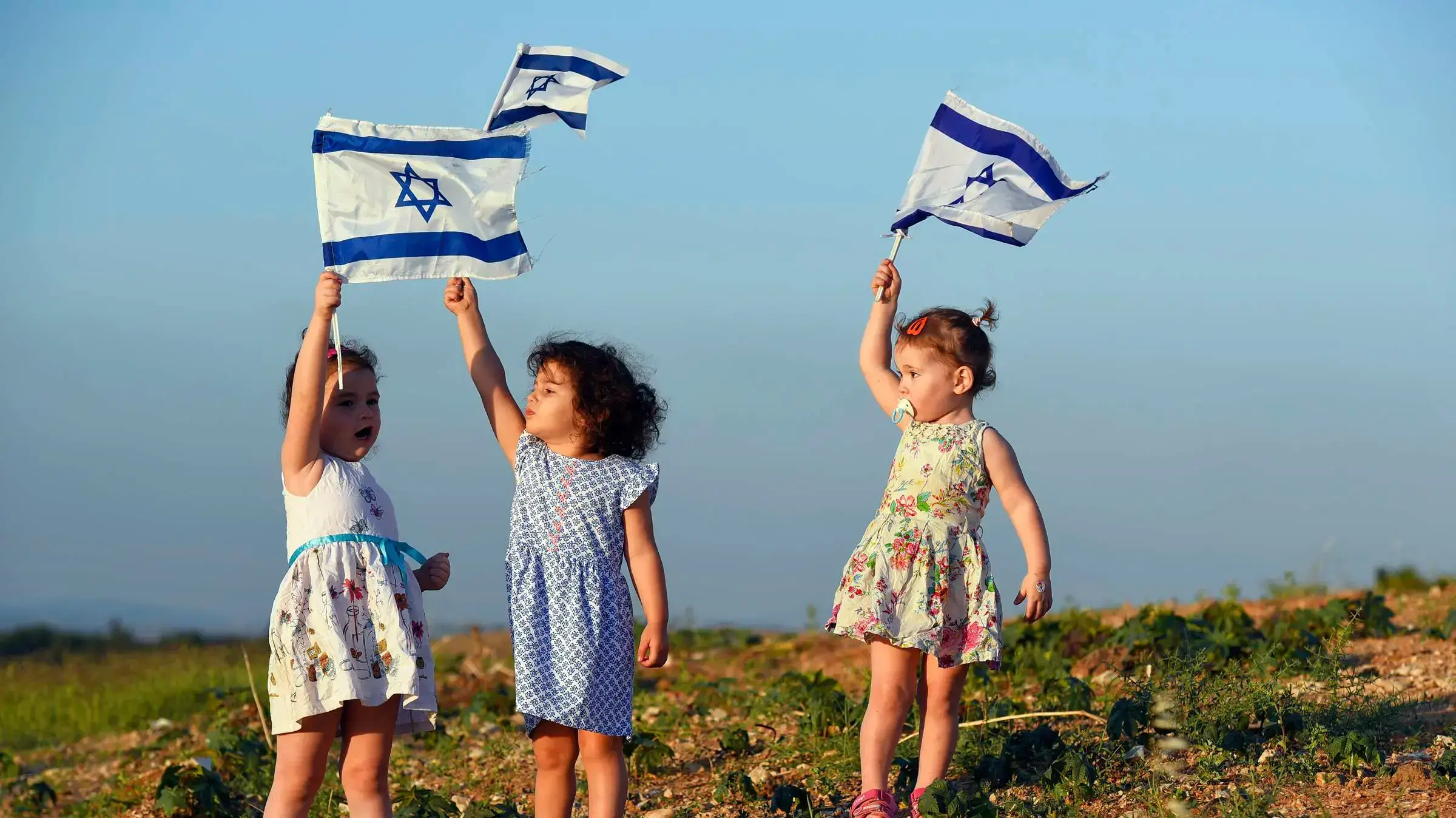 דגלים ילדי הוד השרון       יום העצמאות   2016