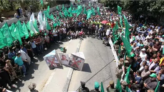 תהלוכת חמאס עקב מינוי ליברמן, רצועת עזה, 20 מאי 2016 תהלוכת חמאס עקב מינוי ליברמן, רצועת עזה, 20 מאי 2016