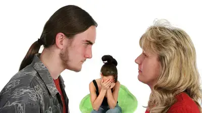 אילוסטרציה - ריב זוג אמא אילוסטרציה - ריב זוג אמא