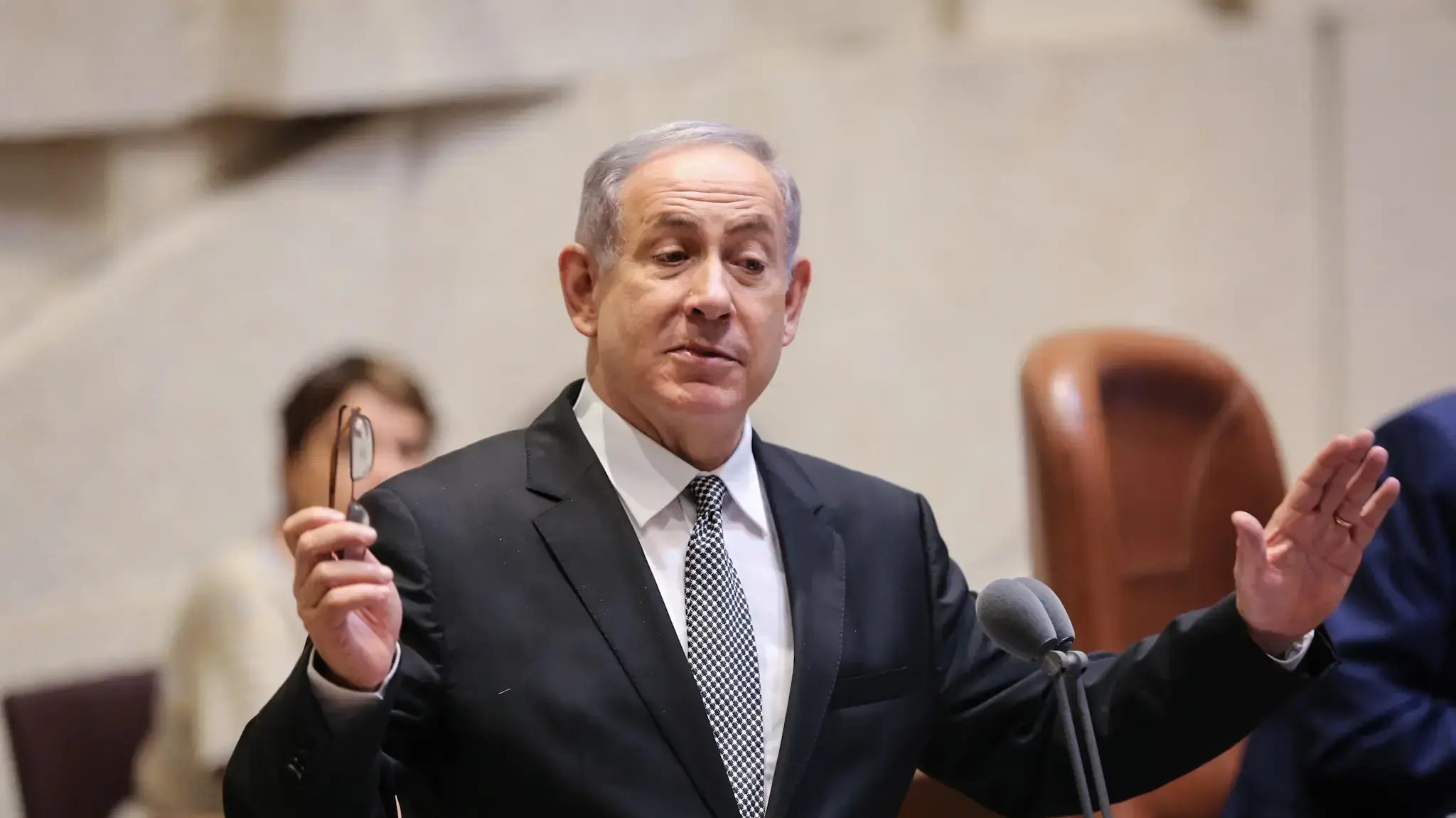 בנימין נתניהו ראש הממשלה במליאת הכנסת בנימין נתניהו ראש הממשלה במליאת הכנסת