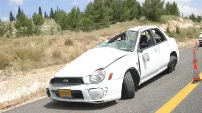 אילוסטרציה תאונת דרכים בכביש חוצה ישראל אילוסטרציה תאונת דרכים בכביש חוצה ישראל