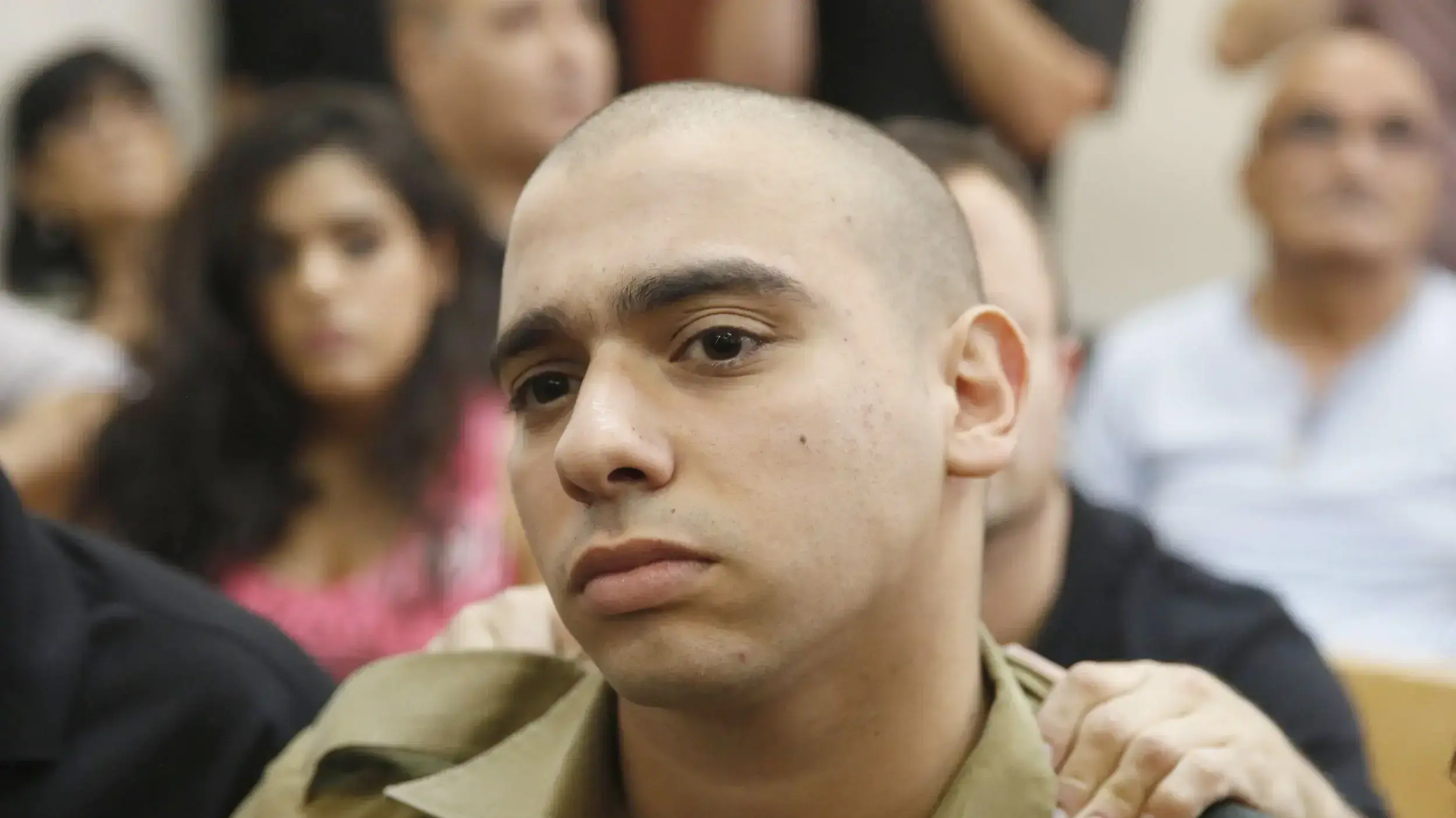 אלאור אזריה, בית הדין הצבאי יפו. אוגוסט 2016 אלאור אזריה, בית הדין הצבאי יפו. אוגוסט 2016