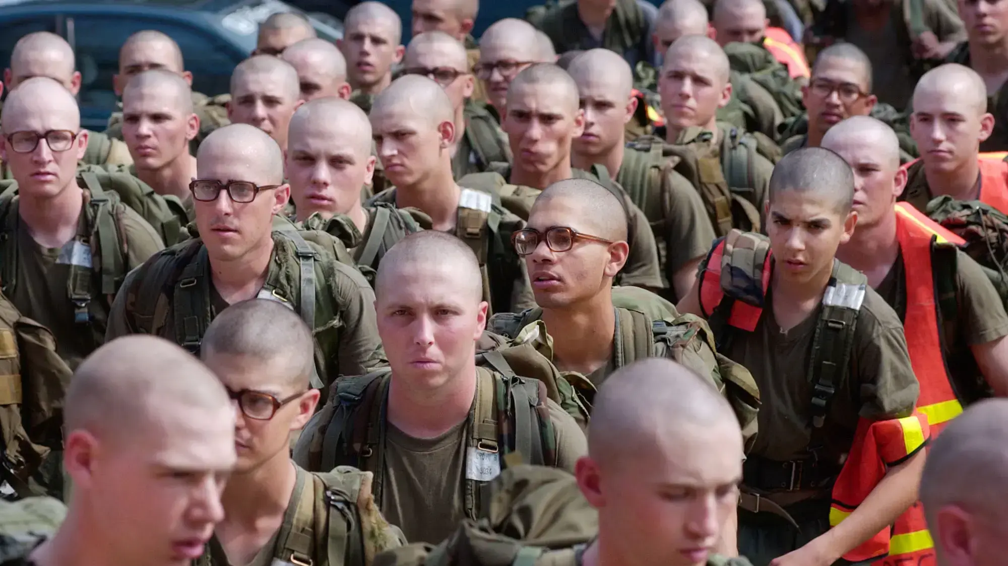 חיילי מארינס, חיל הנחתים, בטירונות בבסיס פריס איילנד בקרוליינה הדרומית, 2005 חיילי מארינס, חיל הנחתים, בטירונות בבסיס פריס איילנד בקרוליינה הדרומית, 2005