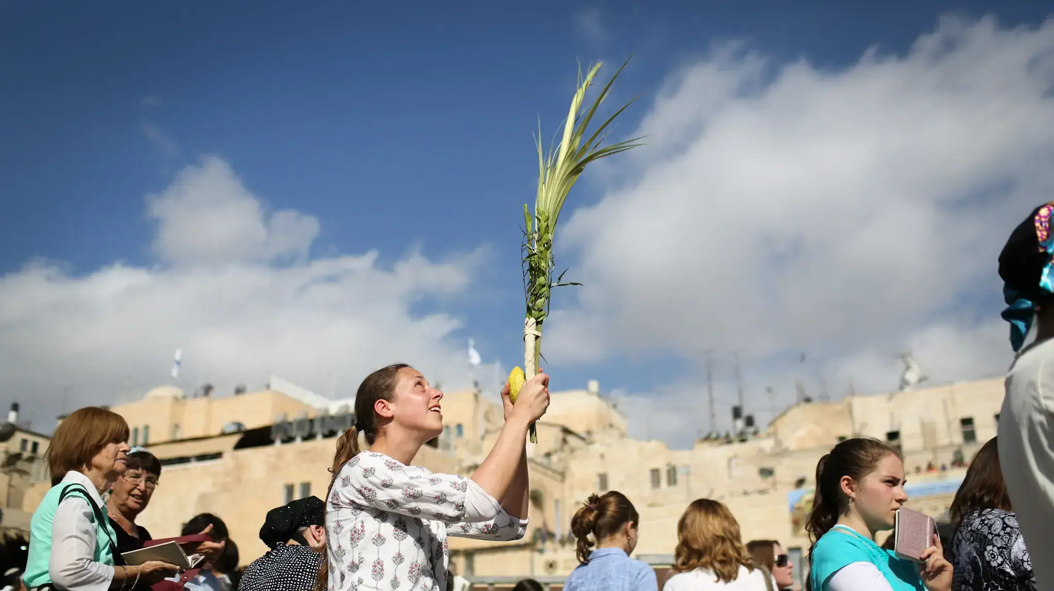 ברכת הכהנים המסורתית, רחבת הכותל המערבי, ירושלים. אוקטובר 2016