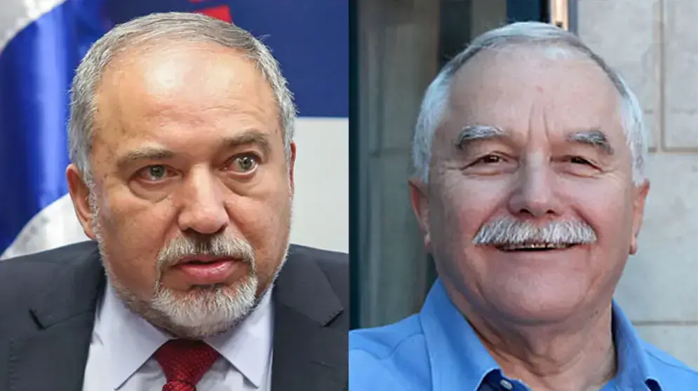 אביגדור ליברמן ויאיר שמיר אביגדור ליברמן ויאיר שמיר