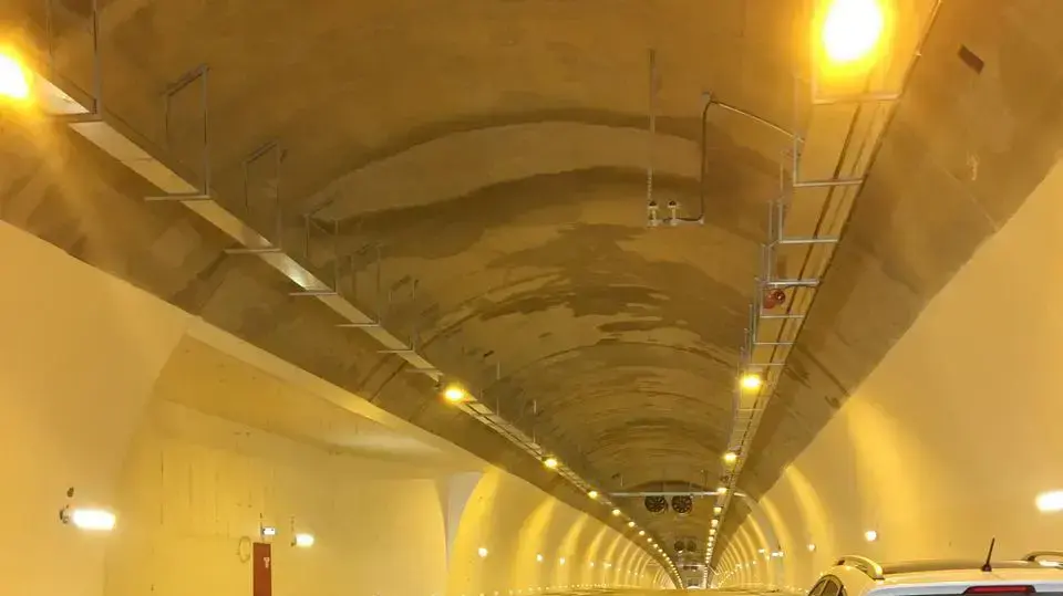 מנהרות הראל כחלק מפרויקט שדרוג כביש 1 והרחבתו. ינואר 2017