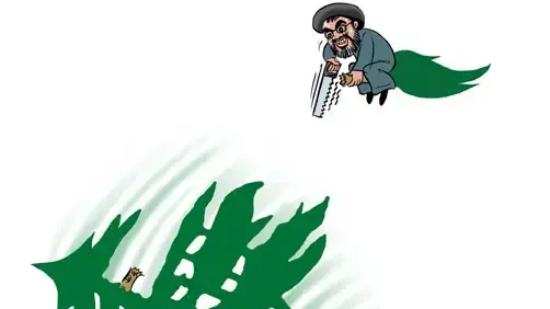 קריקטורה נסראללה