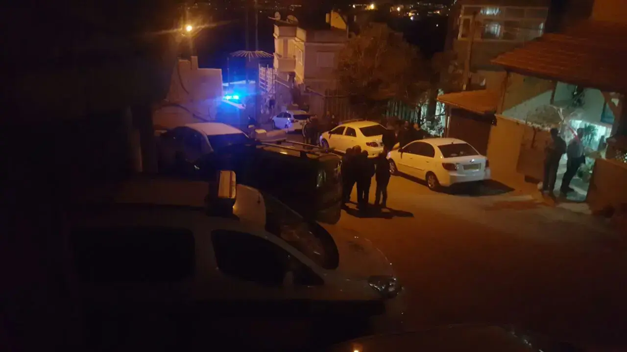 זירת רצח שני גברים בירי בנצרת, 25 במרץ 2017 זירת רצח שני גברים בירי בנצרת, 25 במרץ 2017
