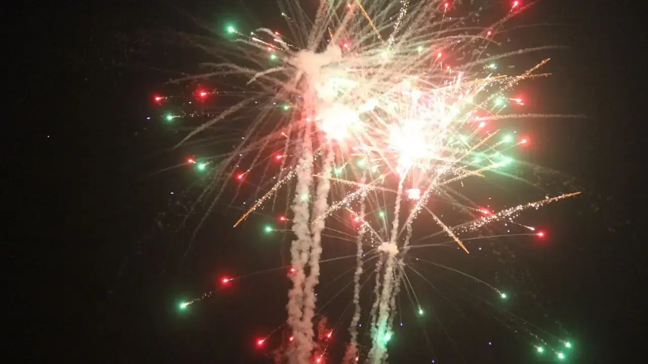 זיקוקים בחגיגות העצמאות בחדרה , 1 במאי 2017
