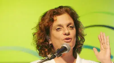 יולי תמיר בכנס העיר לחינוך (ניר שמול) יולי תמיר בכנס העיר לחינוך (ניר שמול)