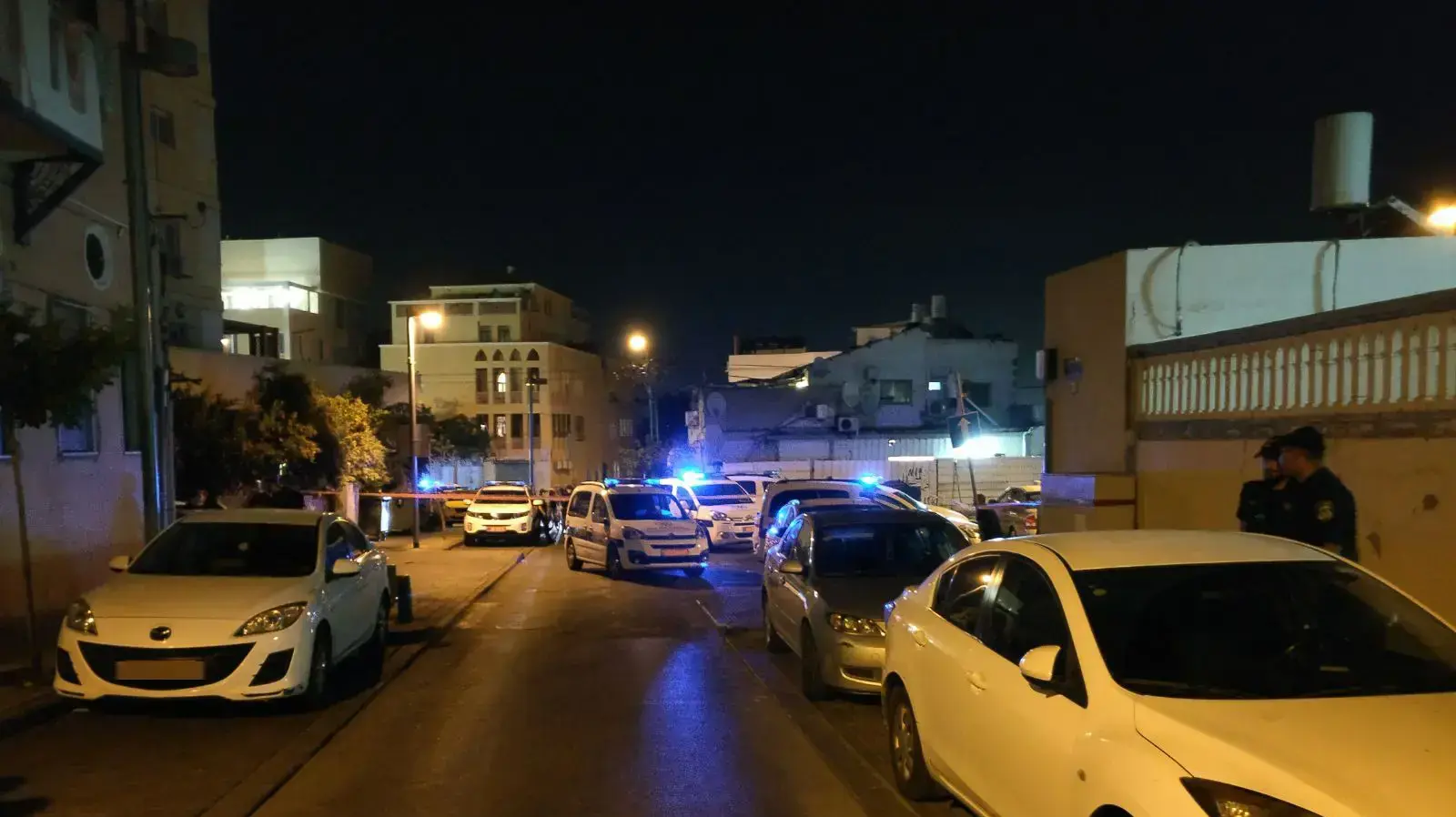 זירת החיסול ביפו אמש 3 ביולי 2017 זירת החיסול ביפו אמש 3 ביולי 2017