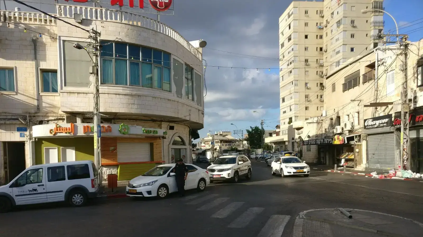 זירת אירוע ירי ומרדף משטרתי, יפו, 29 ביולי 2017 זירת אירוע ירי ומרדף משטרתי, יפו, 29 ביולי 2017