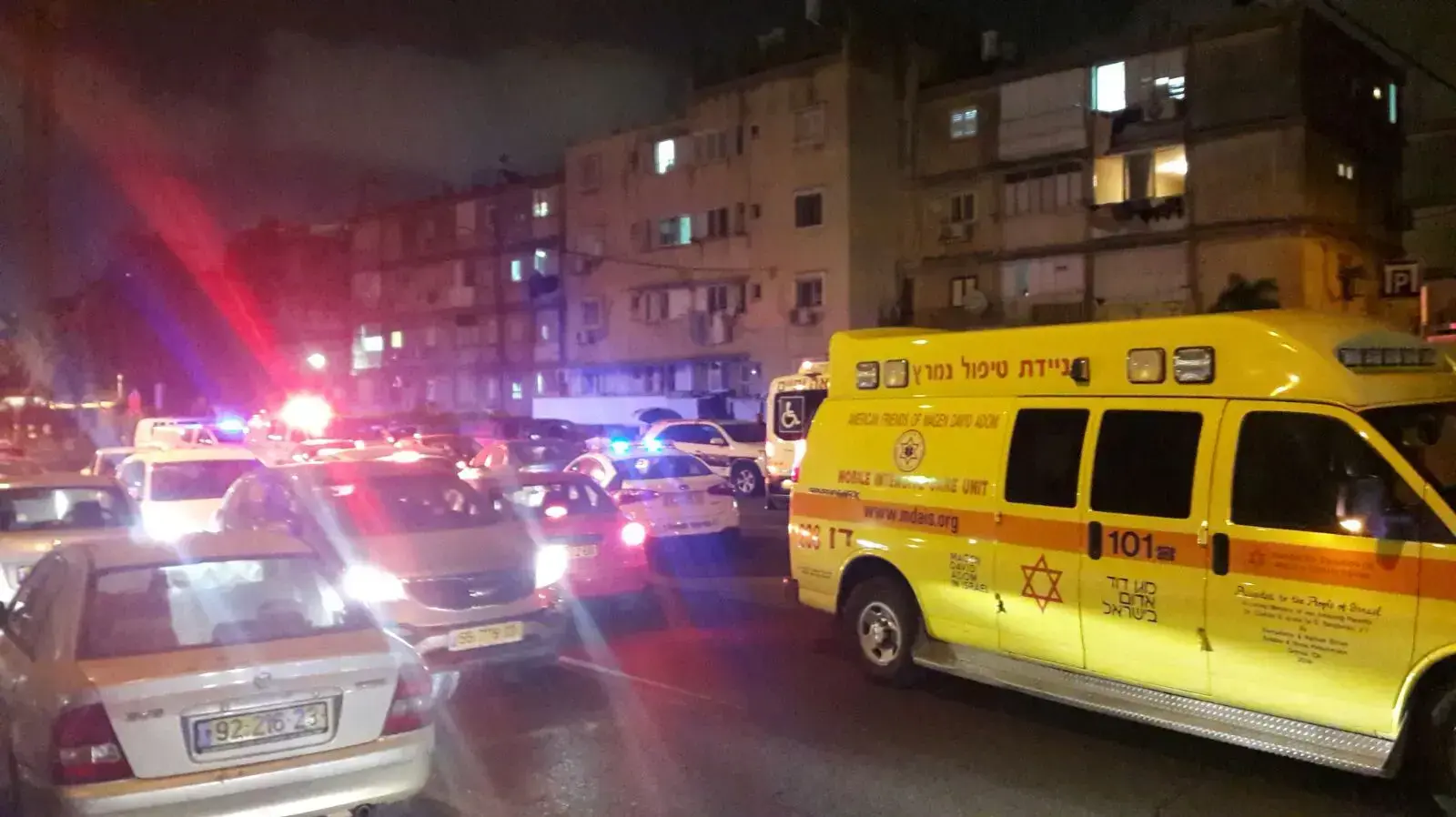 זירת הדקירה בגבעת שמואל 9 באוגוסט 2017 זירת הדקירה בגבעת שמואל 9 באוגוסט 2017