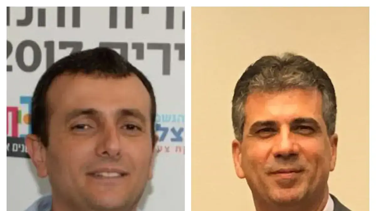 תמונה מפוצלת של שי באב"ד מנכ"ל משרד האוצר ואלי כהן שר הכלכלה תמונה מפוצלת של שי באב"ד מנכ"ל משרד האוצר ואלי כהן שר הכלכלה