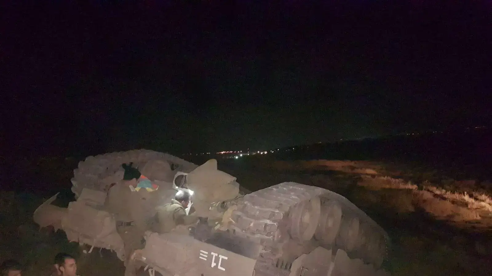התהפכות טנק מרכבה בתרגיל צבאי ברמת הגולן, ישראל, 13 בספטמבר 2017 התהפכות טנק מרכבה בתרגיל צבאי ברמת הגולן, ישראל, 13 בספטמבר 2017