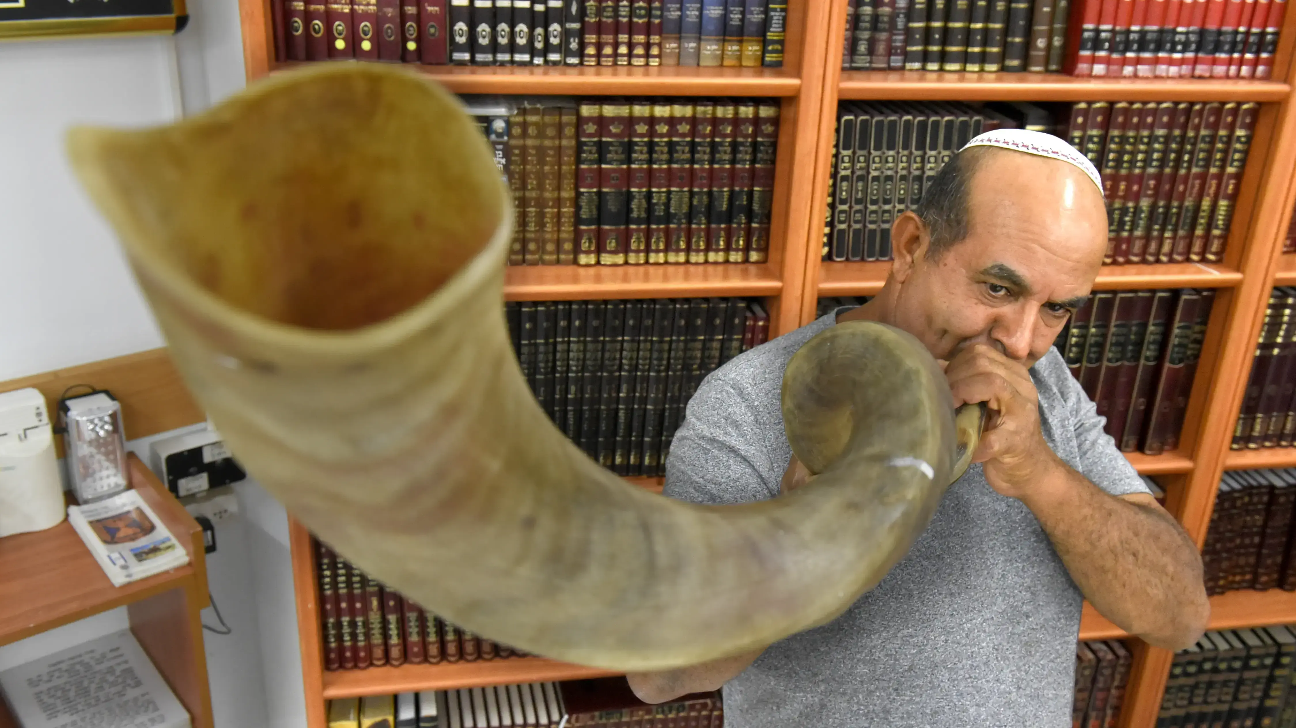 מבחני סיום קורס בתקיעת שופר בראש העין 14.9.17 