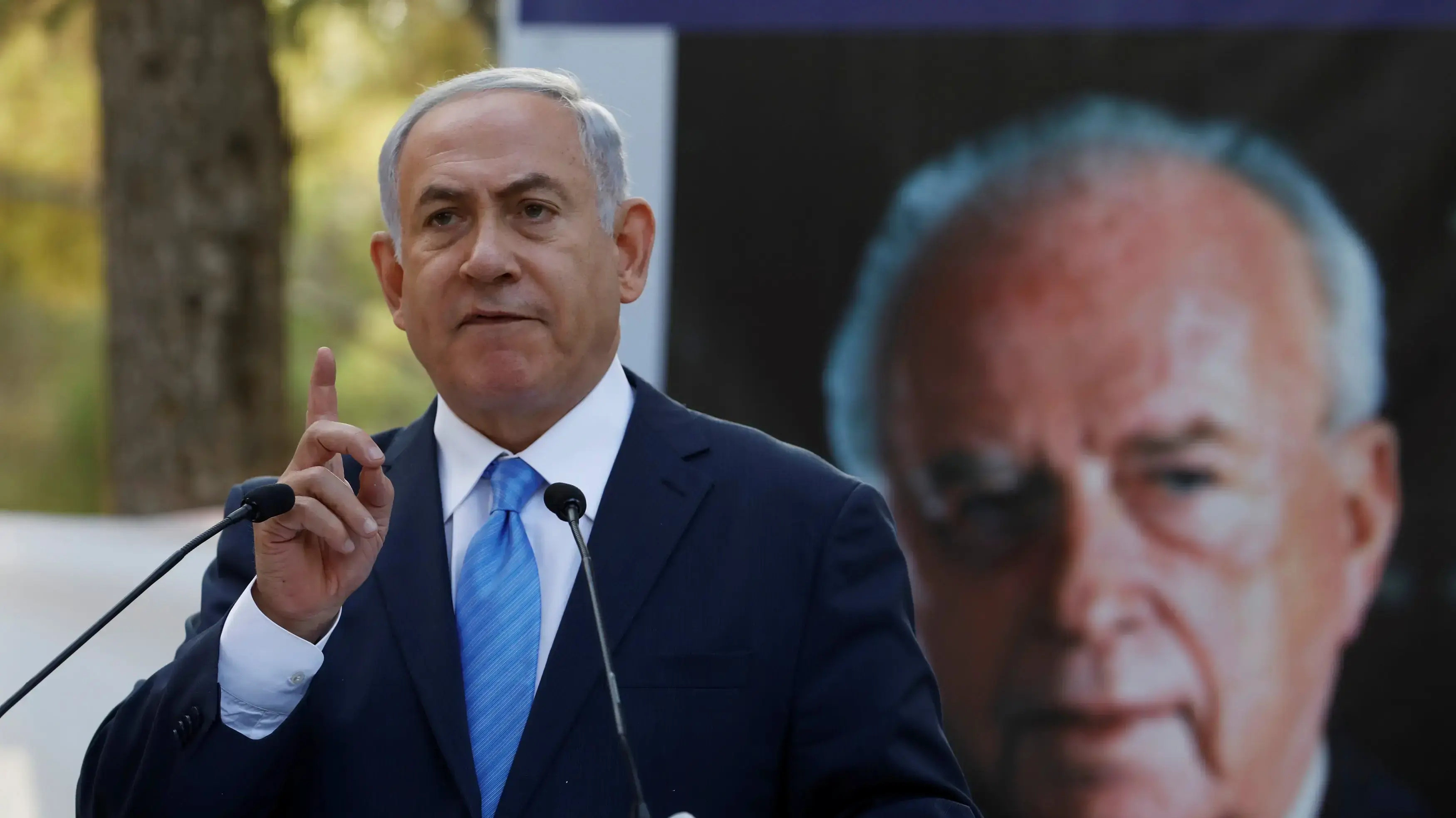 ראש הממשלה בנימין נתניהו בטקס אזכרה ה 22 ליצחק רבין בהר הרצל ראש הממשלה בנימין נתניהו בטקס אזכרה ה 22 ליצחק רבין בהר הרצל