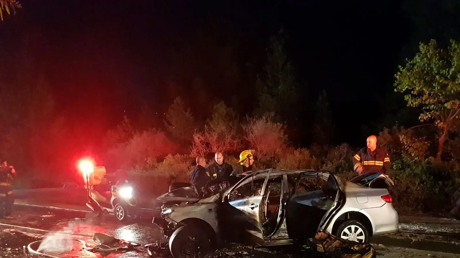 חמישה פצועים בתאונת דרכים ליד כרמיאל חמישה פצועים בתאונת דרכים ליד כרמיאל