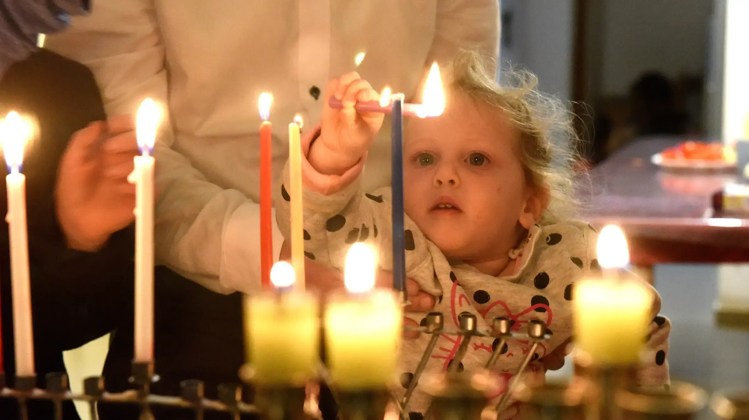 הדלקת נר שני בנופי נחמיה ורחילים, 13 בדצמבר 2017