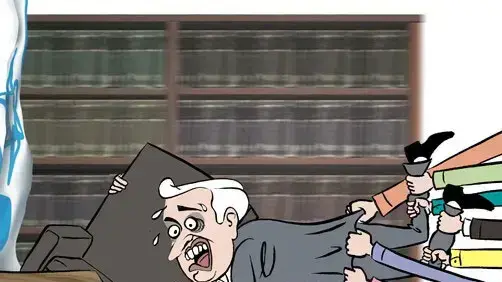 קריקטורה קצב כיסא