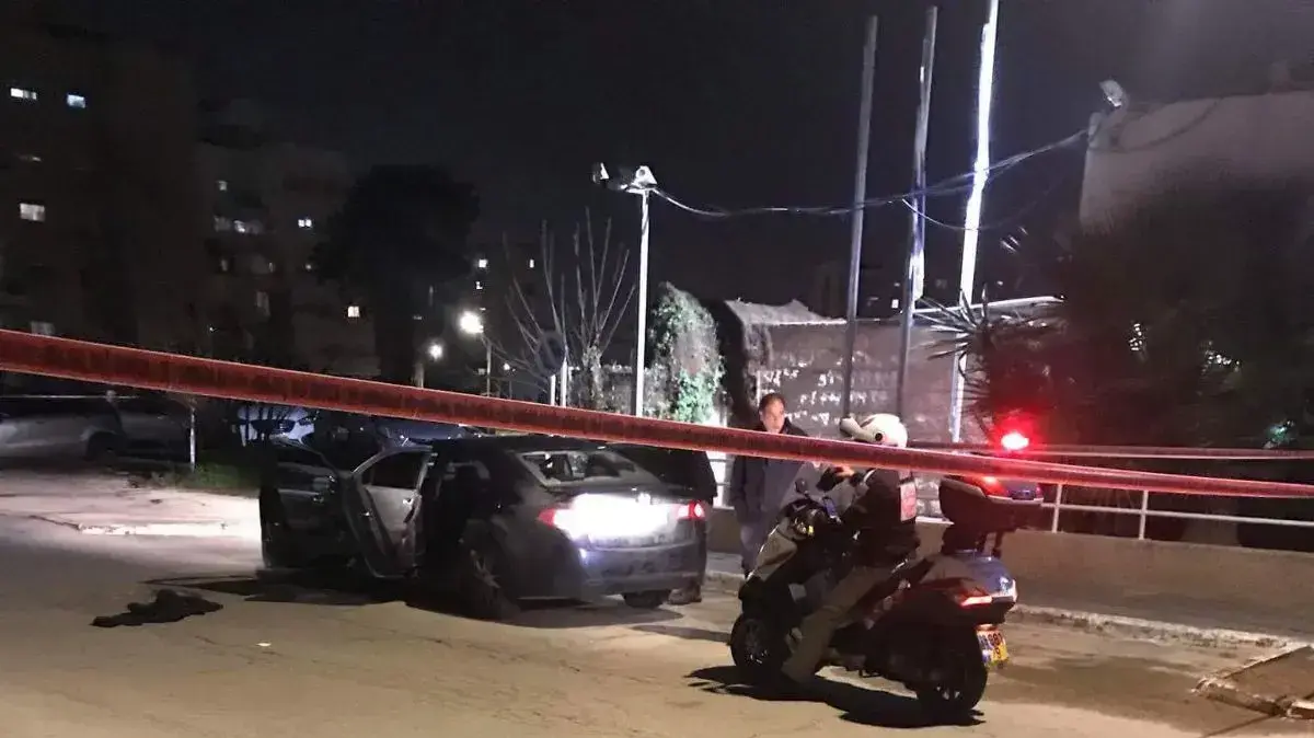 זירת החיסול בלוד 29 בינואר 2018 זירת החיסול בלוד 29 בינואר 2018