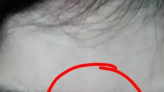 פעוטה שמרטו לה את הגבות בשעווה בגן בוושינגטון