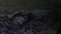 באנר התרסקות מטוס חיל האויר f-16