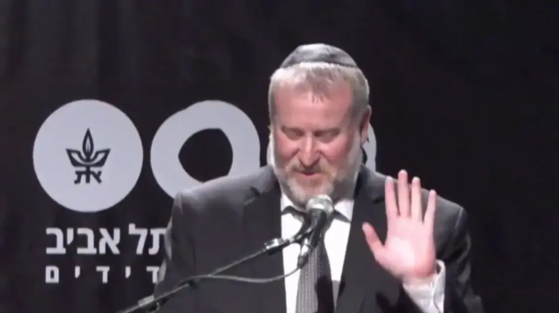 אביחי מנדלבליט באירוע של אגודת הידידים של אוניברסיטת תל אביב, 15 בפברואר 2018 אביחי מנדלבליט באירוע של אגודת הידידים של אוניברסיטת תל אביב, 15 בפברואר 2018