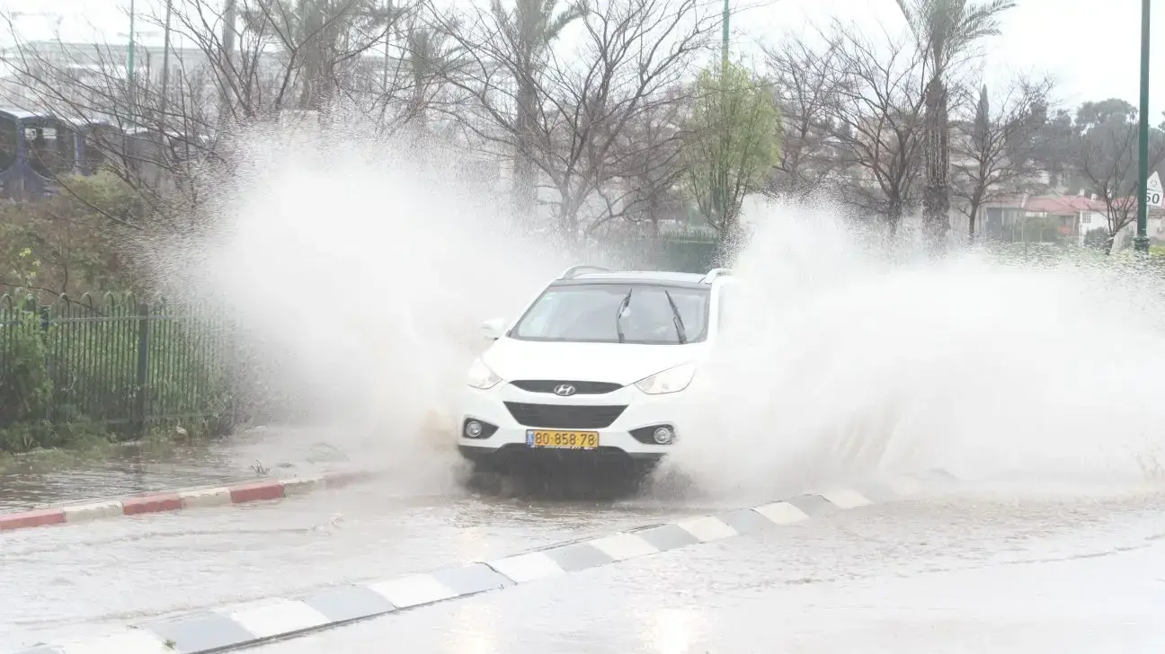 גשם בחדרה, 17 בפברואר 2018 גשם בחדרה, 17 בפברואר 2018