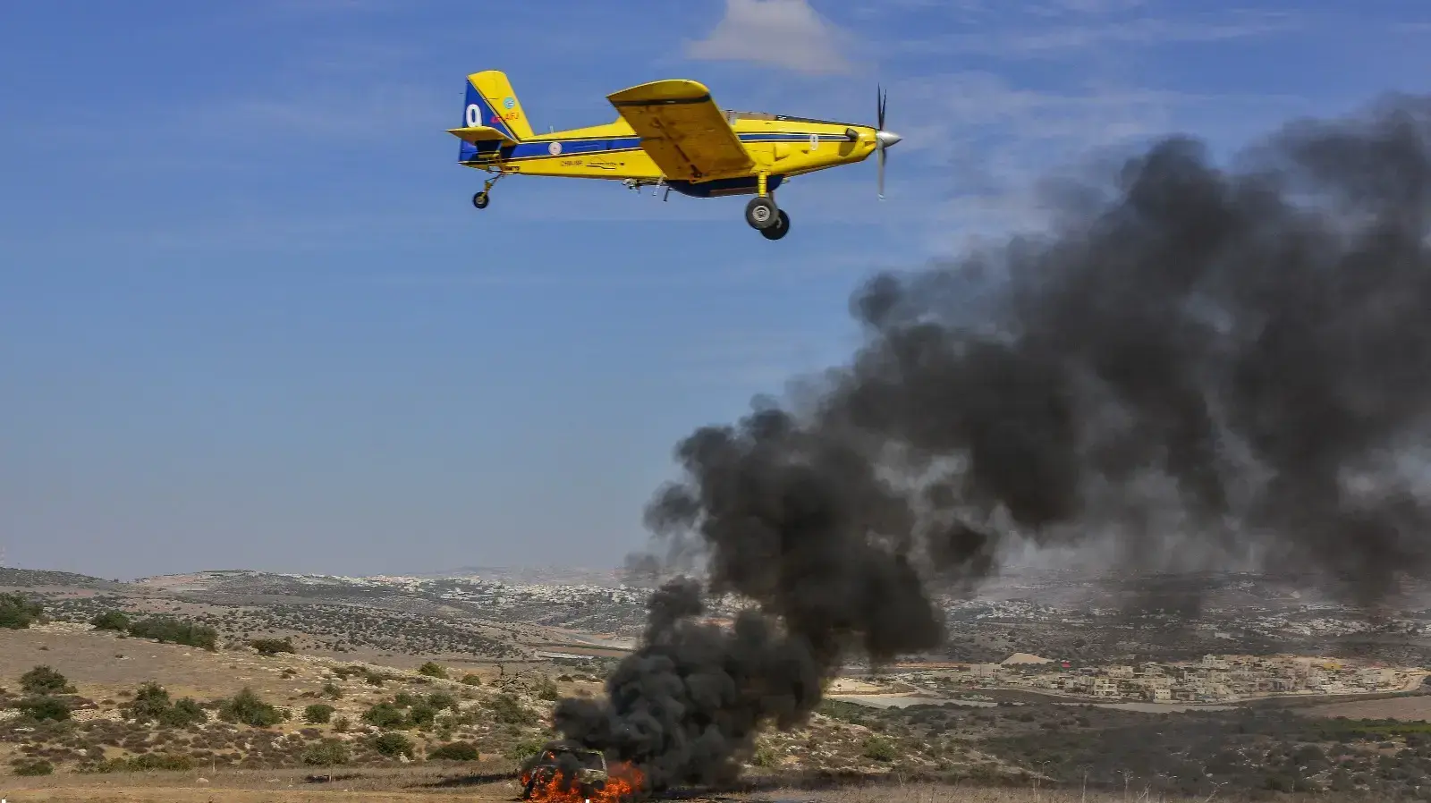 תרגיל כיבוי אש בהרי ירושלים ובצפון הכרמל. 11 באפריל 2018 תרגיל כיבוי אש בהרי ירושלים ובצפון הכרמל. 11 באפריל 2018