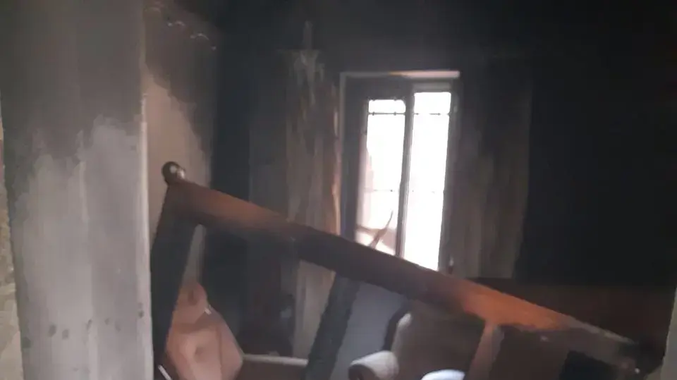 שריפת בית בכפר יאסיף. שריפת בית בכפר יאסיף.