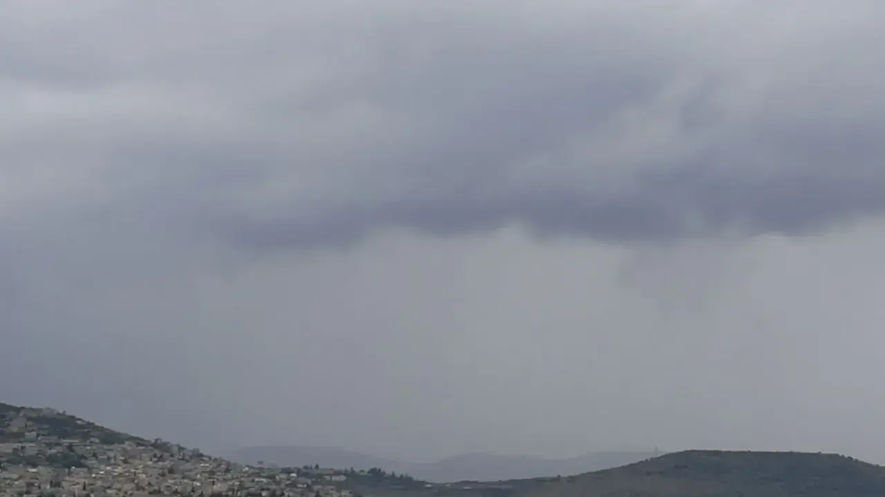 מזג אוויר חורפי באזור הכפר מרר שבגליל מזג אוויר חורפי באזור הכפר מרר שבגליל