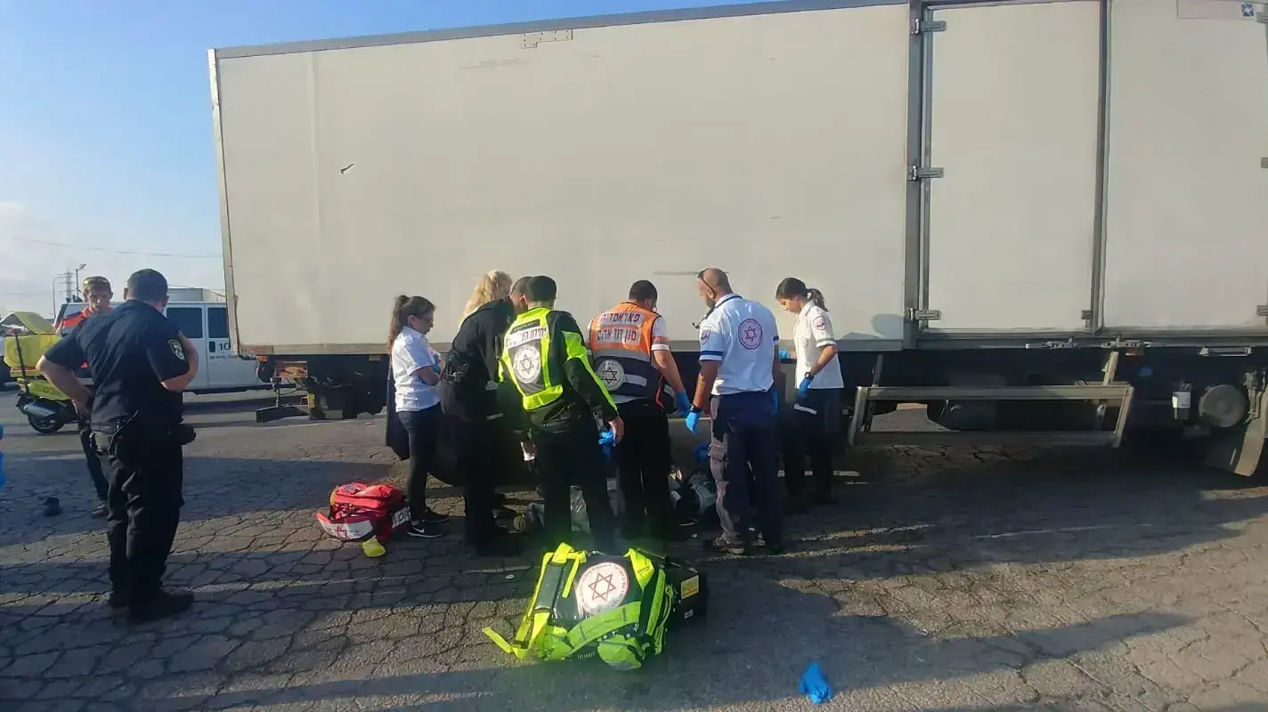 זירת התאונה סמוך לצפריה - 15 אוגוסט 2018 זירת התאונה סמוך לצפריה - 15 אוגוסט 2018