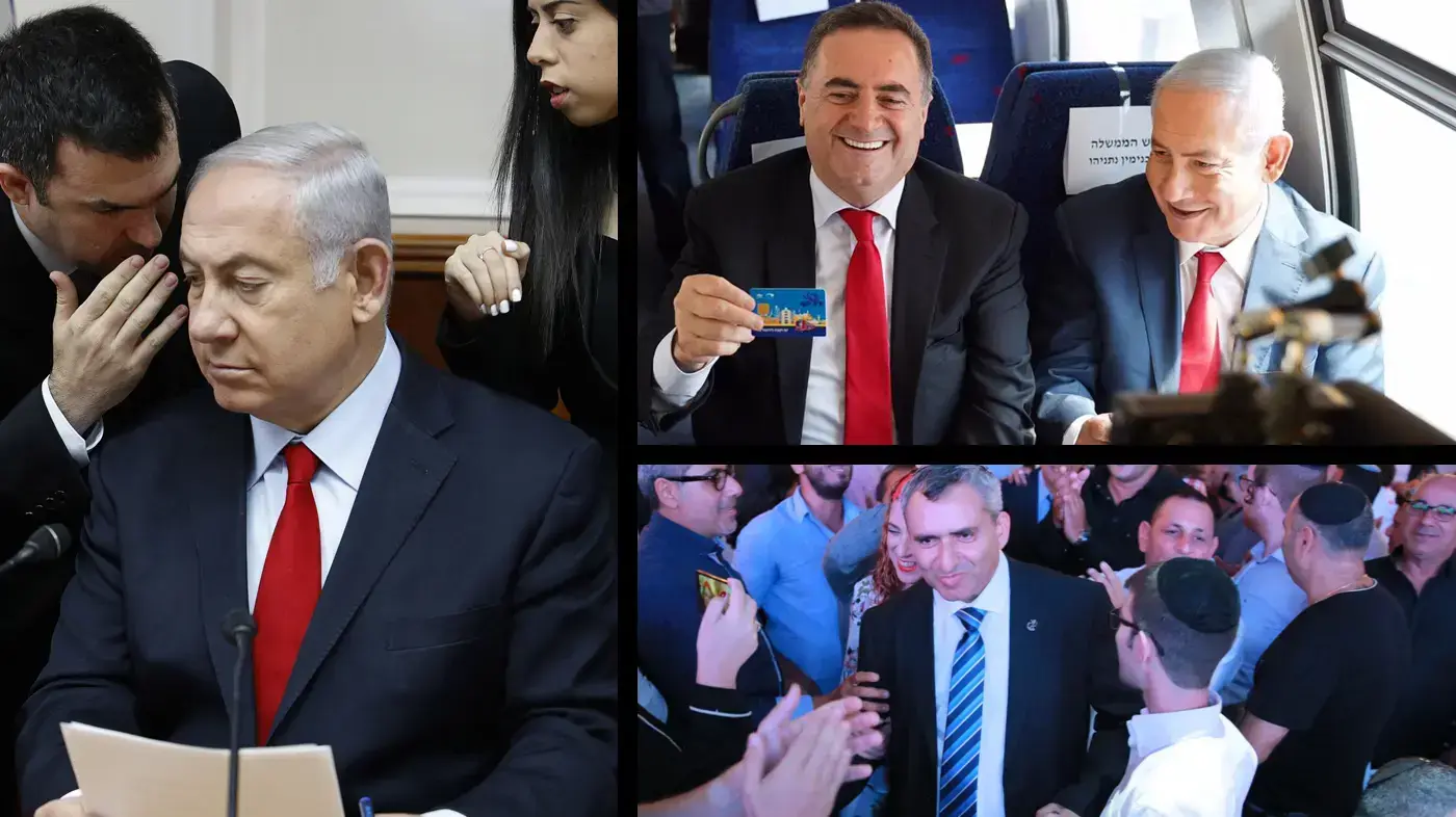 טל שלו
בנימין נתניהו
ישראל כץ