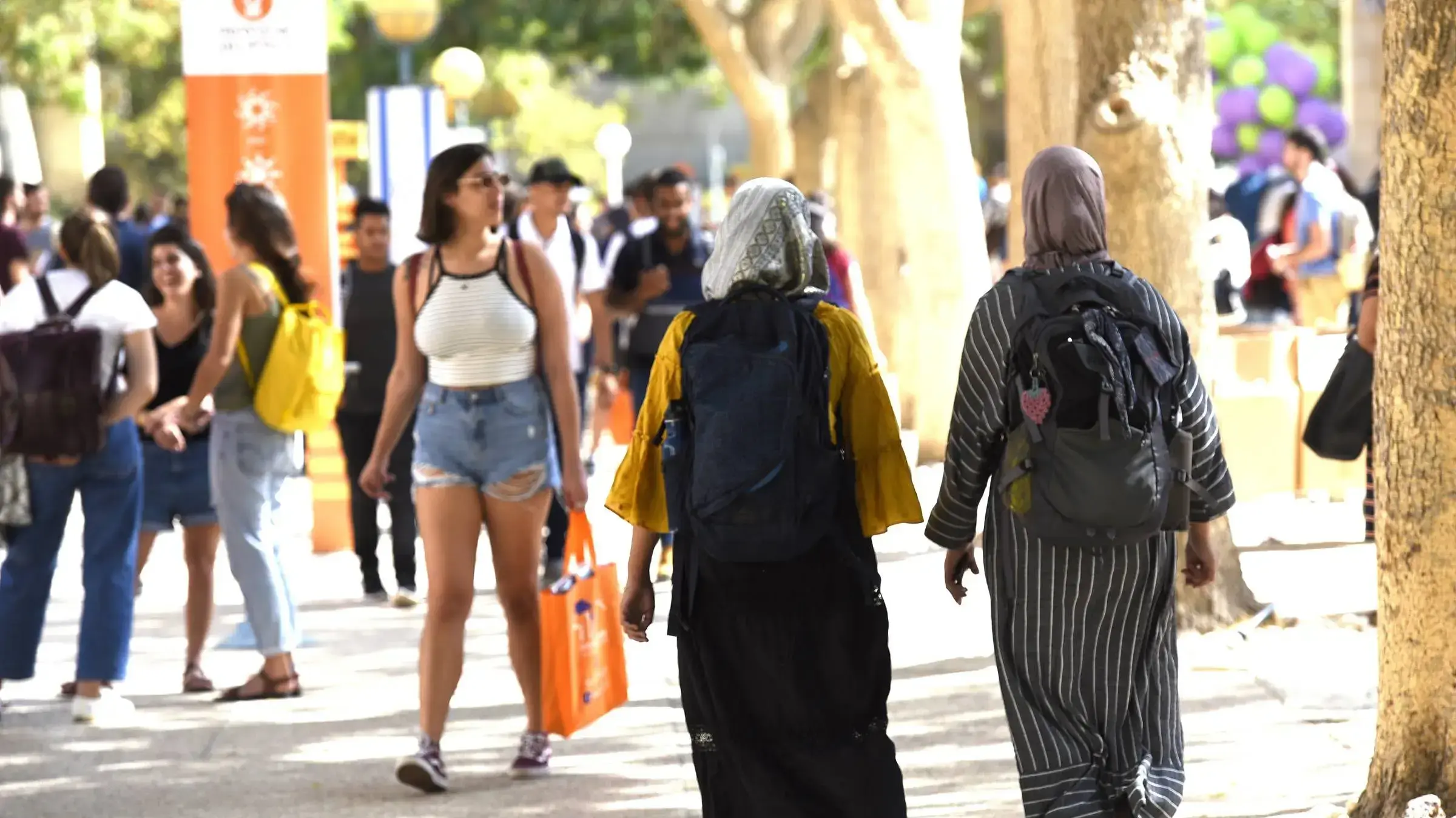 היום הראשון ללימודים באוניברסיטת בן גוריון, באר שבע, אוקטובר 2018 היום הראשון ללימודים באוניברסיטת בן גוריון, באר שבע, אוקטובר 2018