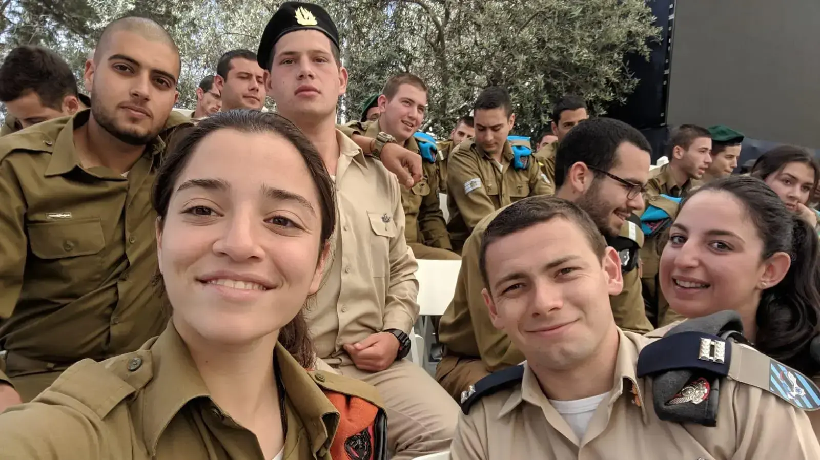 מתרגלים למושבים בטקס בבית הנשיא