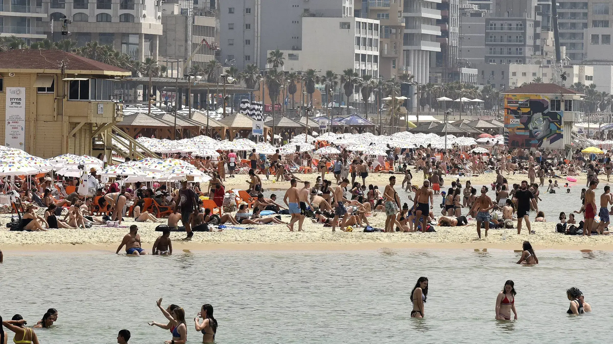 משתזפים בחופי תל אביב 23 במאי 2019 משתזפים בחופי תל אביב 23 במאי 2019