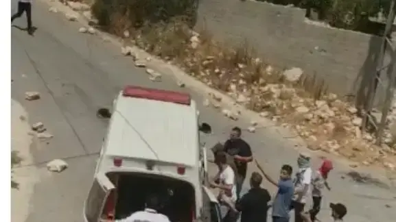 פינוי ילד פלסטיני שנפצע בשומרון 12 ביולי 2019 פינוי ילד פלסטיני שנפצע בשומרון 12 ביולי 2019