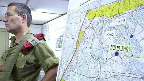 אלוף פיקוד דרום דורון אלמוג בתדרוך לאחר האירוע במוצב מרגנית אלוף פיקוד דרום דורון אלמוג בתדרוך לאחר האירוע במוצב מרגנית