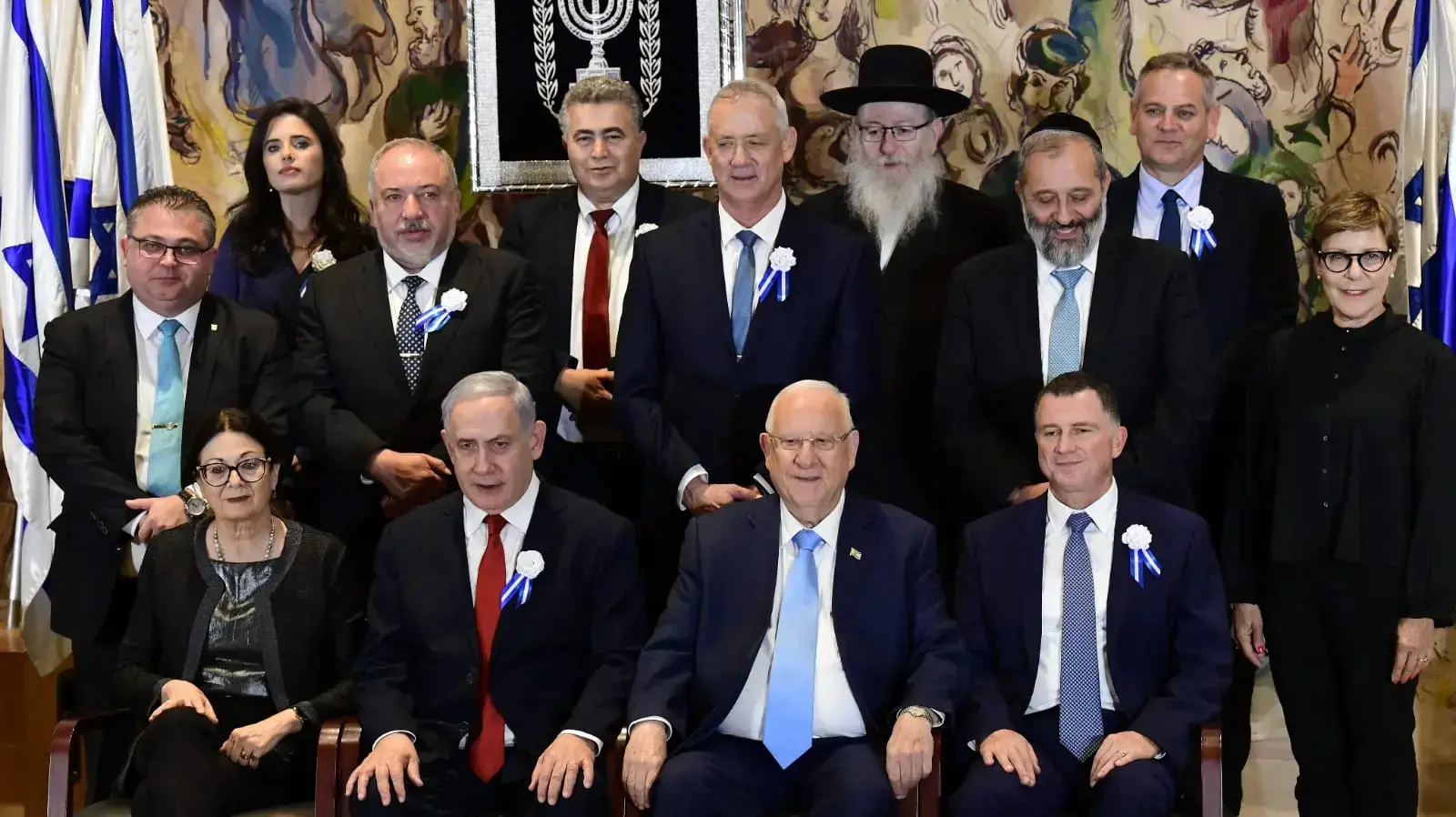 ראשי הסיעות במהלך התמונה הקבוצתית 3 באוקטובר 2019 ראשי הסיעות במהלך התמונה הקבוצתית 3 באוקטובר 2019