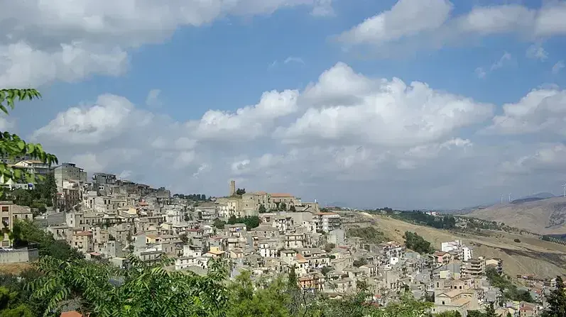 העיירה קאמרטה בסיציליה, איטליה העיירה קאמרטה בסיציליה, איטליה