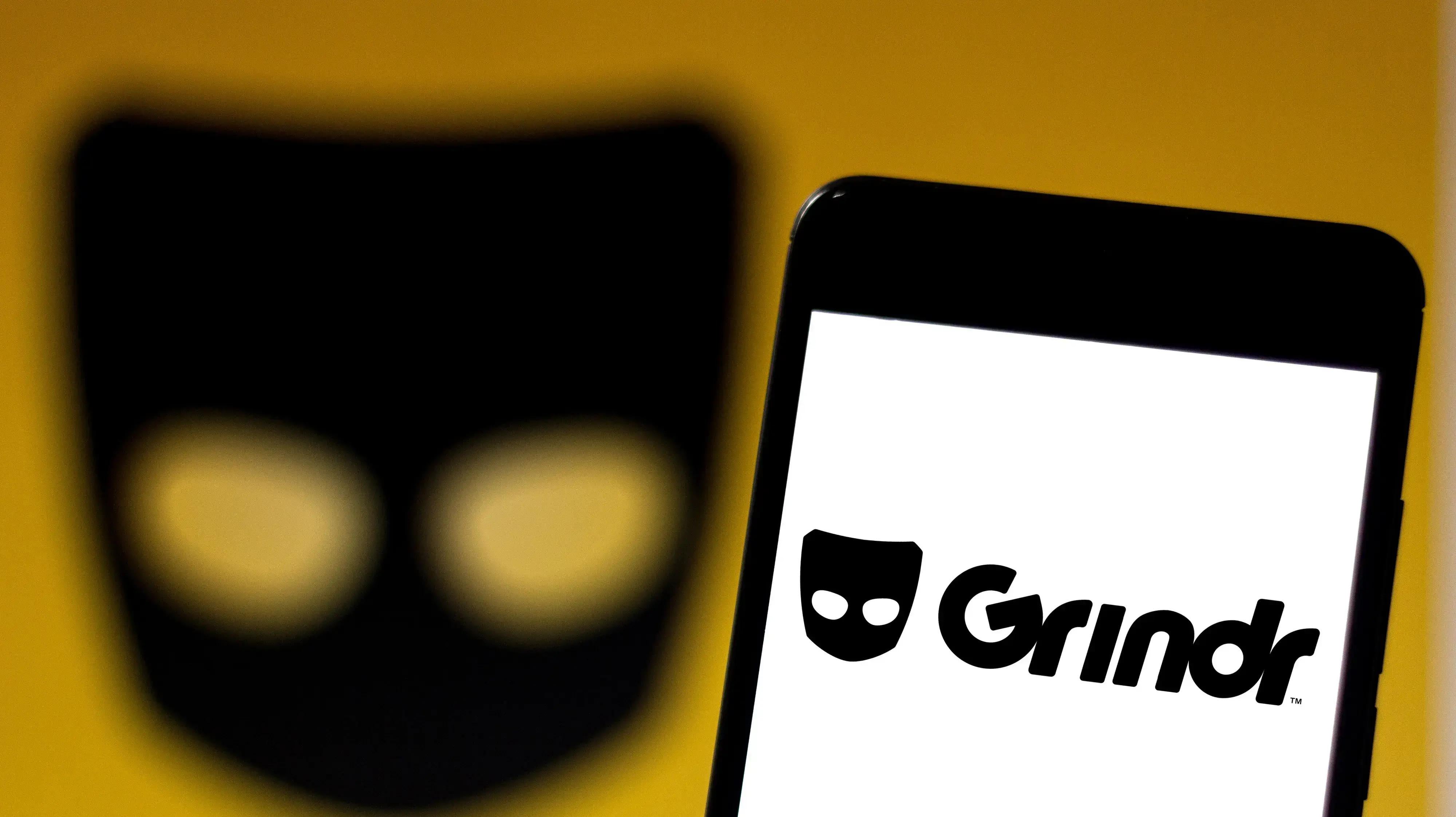 אפליקצית ההיכרויות Grindr, ללהט"ב. אילוסטרציה אפליקצית ההיכרויות Grindr, ללהט"ב. אילוסטרציה