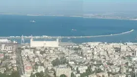 מפרץ חיפה תמונה פנורמית ( אביחי ברוך ) מפרץ חיפה תמונה פנורמית ( אביחי ברוך )