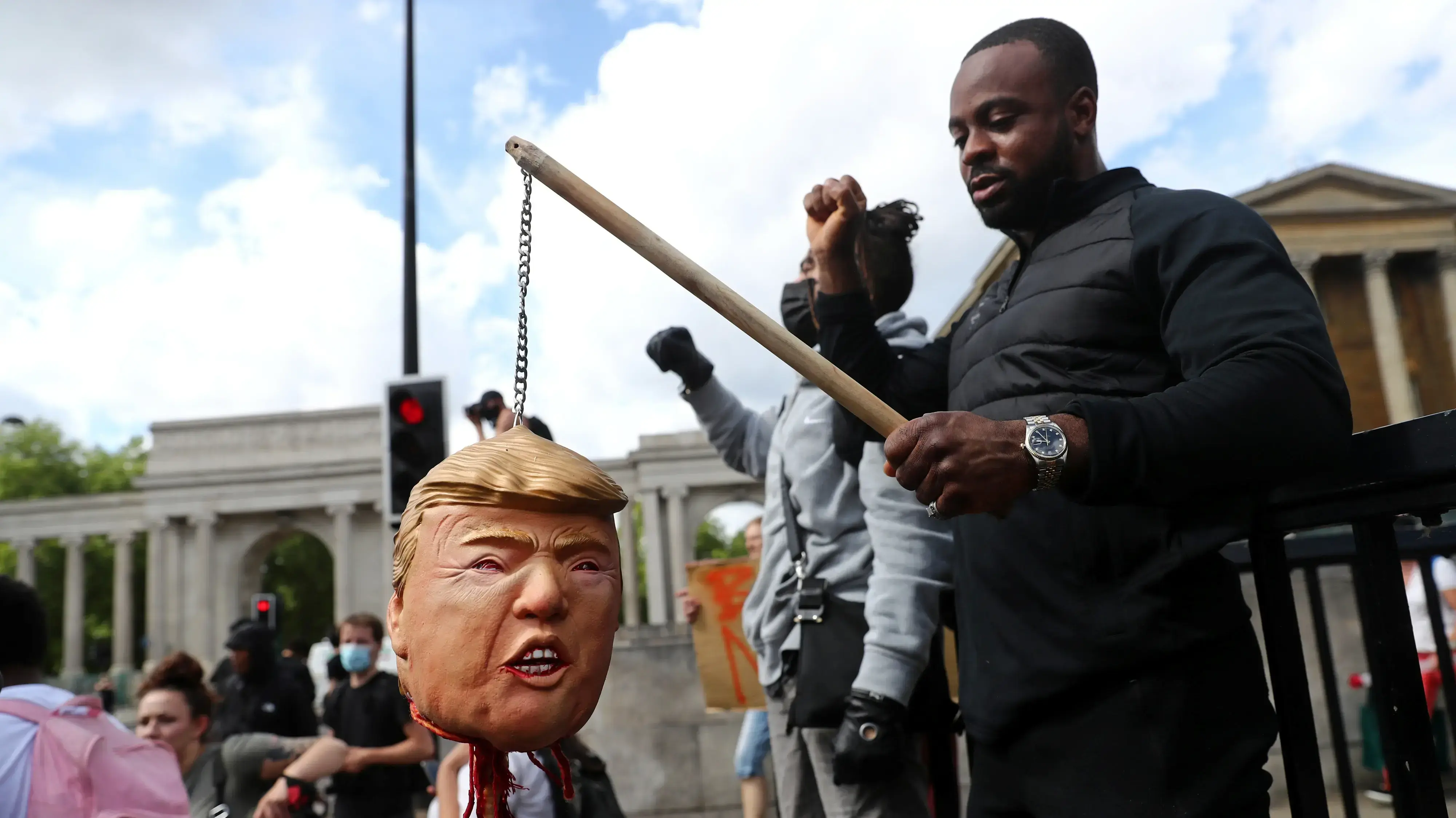  מחאת  "Black Lives Matter" בהייד פארק, לונדון